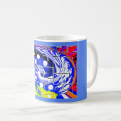 将来の銀河系マップ コーヒーマグカップ (正面右)