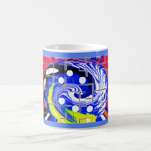 将来の銀河系マップ コーヒーマグカップ (中央)