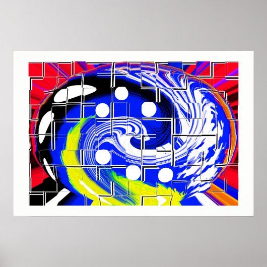 将来の銀河系マップ ポスター (正面)