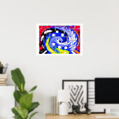 将来の銀河系マップ ポスター (ホームオフィス)