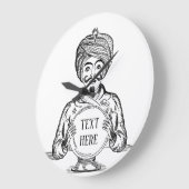 将来の「カスタマイズ文字」  ラージ壁時計 (傾斜)