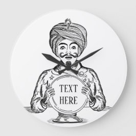 将来の「カスタマイズ文字」  ラージ壁時計