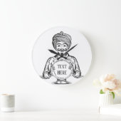 将来の「カスタマイズ文字」  ラージ壁時計 (ホーム)