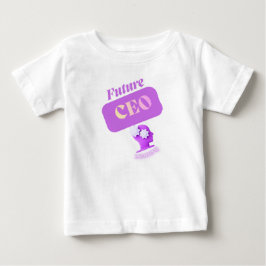 将来のCEOロード中 ベビーTシャツ