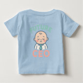 将来のCEO ベビーTシャツ (裏面)