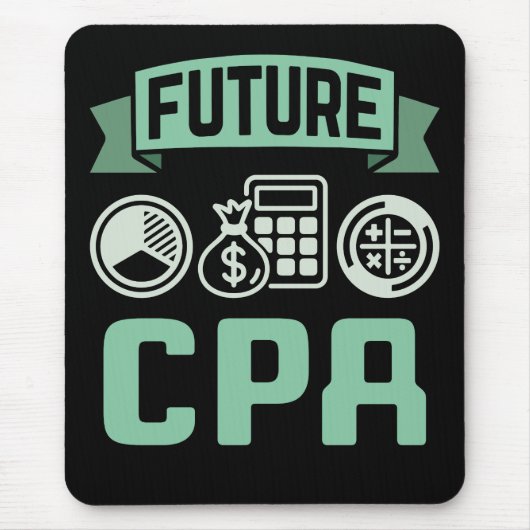将来のCPA会計士 マウスパッド (正面)