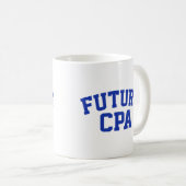 将来のCPA将来会計士 コーヒーマグカップ (正面右)