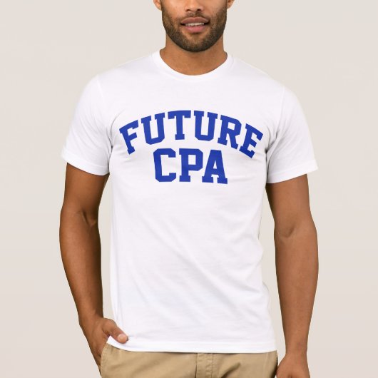 将来のCPA将来会計士 Tシャツ (正面)