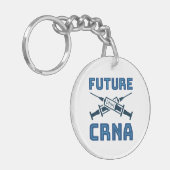 将来のCRNAナース麻酔医 キーホルダー (正面左)