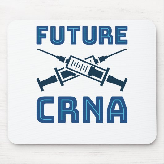 将来のCRNAナース麻酔科 マウスパッド (正面)