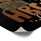 将来のHbcuグラッドブラック歴史月の少年卒業 ポスター (角)