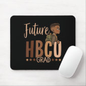 将来のHbcuグラッドブラック歴史月の少年卒業 マウスパッド (マウス)