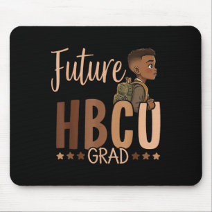 将来のHbcuグラッドブラック歴史月の少年卒業 マウスパッド