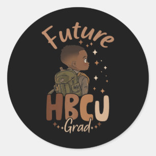 将来のHbcuグラッドブラック歴史月の少年卒業 ラウンドシール