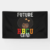 将来のHBCU卒業生女子卒業式 ブラックカレッジ 横断幕 (横)