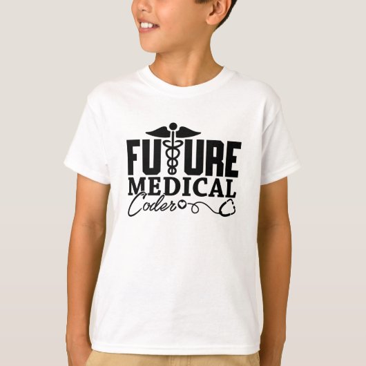 将来のMedical Coder Coder Coding Assistantプログラマ Tシャツ (正面)
