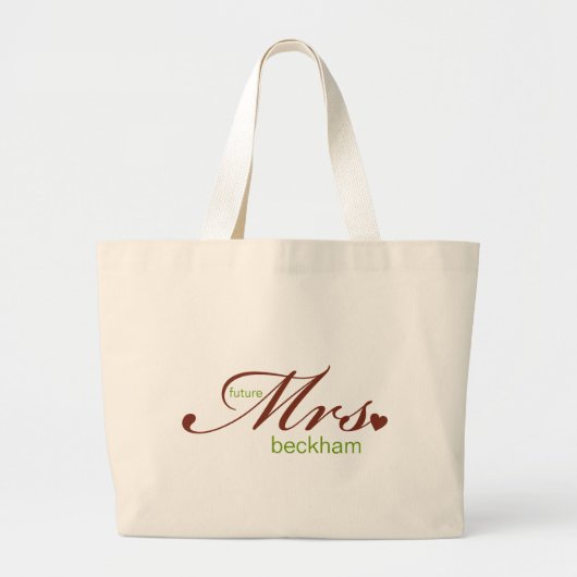 将来のMrsカスタマイズ可能バッグ ラージトートバッグ (正面)