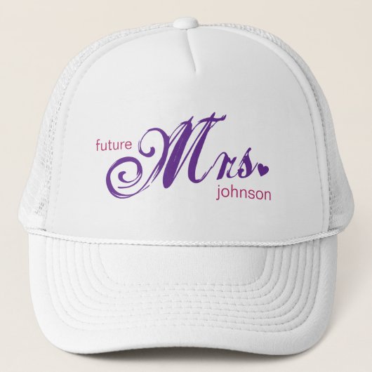 将来のMrs. Customizable Hat キャップ (正面)
