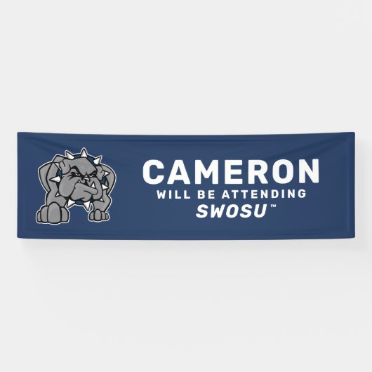 将来のSWOSU卒業生 横断幕 (横)