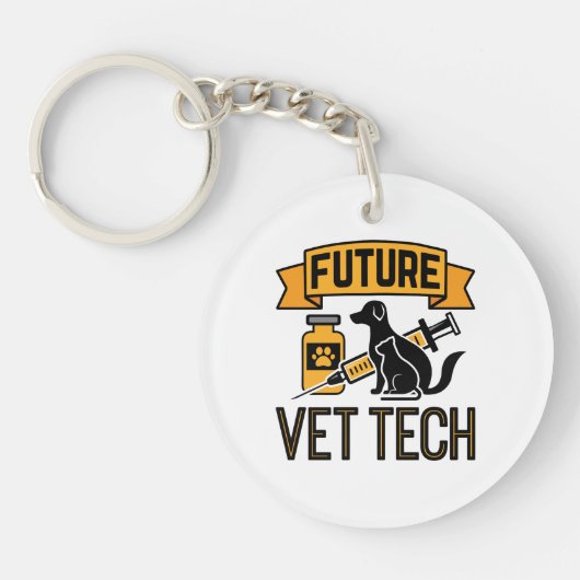 将来のVet Tech キーホルダー (正面)