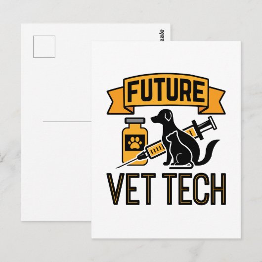 将来のVet Tech ポストカード (正面/裏面)