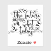 将来は君の今日の行いにかかっている シール (シート)