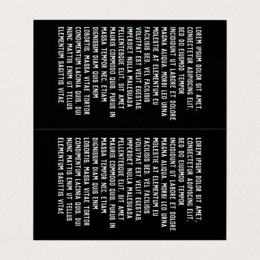 将来は、今日の活動によって生み出される引用文 名刺 (内部フラット)