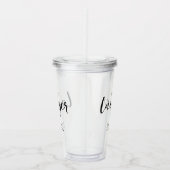 将来エレガントの弁護士パーソナライズされた アクリルタンブラー (右)