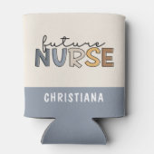 将来パーソナライズされたのナース |看護学生のプレゼント 缶クーラー (裏面)