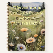将来パーソナライズされたの創出感動的 ノートブック (正面)