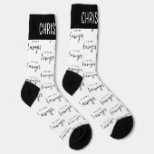 将来パーソナライズされたエレガント弁護士 ソックス (右)