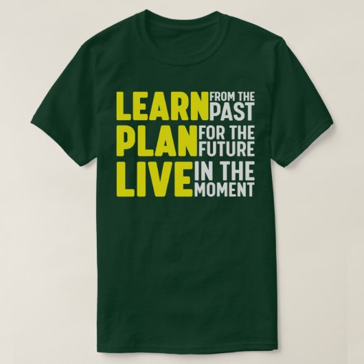 将来学の過去計画から Tシャツ (デザイン正面)