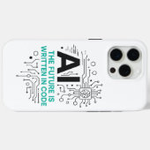 将来書のコードケース | テクノロジーの運命のカバー Case-Mate iPhoneケース (裏面 (横))