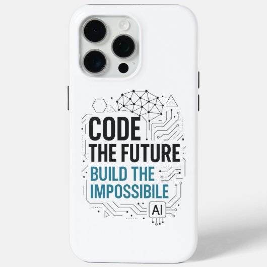 将来構築不可能なケースのコード | 技術カバー Case-Mate iPhoneケース (裏面)