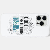 将来構築不可能なケースのコード | 技術カバー Case-Mate iPhoneケース (裏面 (横))