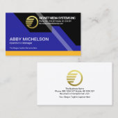 将来的な動的Webmasterカラフル 名刺 (正面/裏面)