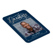 将来輝くの編集可能カラー卒業マグネット マグネット (右側)