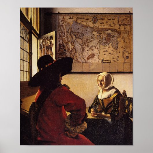 将校と笑う少女 ポスター (正面)