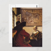 将校と笑う少女 ポストカード (正面/裏面)