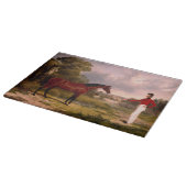 将校の馬を持つ兵士 カッティングボード (角)