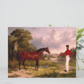 将校の馬を持つ兵士 カード (スタンド正面)