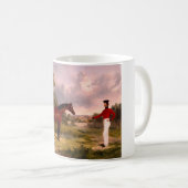 将校の馬を持つ兵士 コーヒーマグカップ (正面右)