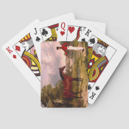 将校の馬を持つ兵士 トランプ