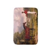 将校の馬を持つ兵士 バスマット (正面縦)