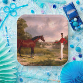 将校の馬を持つ兵士 ペーパープレート (パーティー)