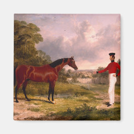 将校の馬を持つ兵士 マグネット