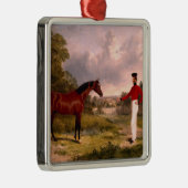 将校の馬を持つ兵士 メタルオーナメント (右)
