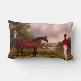 将校の馬を持つ兵士 ランバークッション