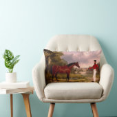 将校の馬を持つ兵士 ランバークッション (椅子)