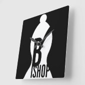 将棋オリジナル スクエア壁時計 (傾斜)